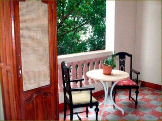 Terraza de la Casa Maite en la Habana