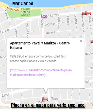 Pincha para ver la ubicacion  del Apartamento Pavel y Maritza